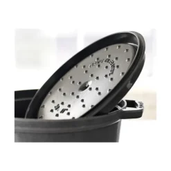 STAUB Cocotte Fonte Ovale 27 cm Gris Graphite 3,2 L