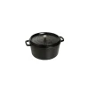 STAUB Cocotte Fonte Ronde 24 cm Noir Mat 3,8 L