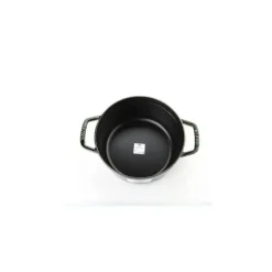 STAUB Cocotte Fonte Ronde 24 cm Vert Basilic Majolique 3,8 L