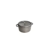STAUB Cocotte Fonte Ronde 12 cm Gris Graphite 0,4 L