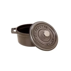 STAUB Cocotte Fonte Ronde 24 cm Gris Graphite 3,8 L