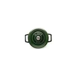 STAUB Cocotte Fonte Ronde 28 cm Vert Basilic Majolique 6,7 L