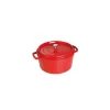 STAUB Cocotte Fonte Ronde 22 cm Rouge Cerise 2,6 L