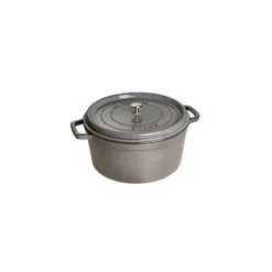 STAUB Cocotte Fonte Ronde 30 cm Gris Graphite 8,35 L