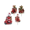 Sujets de Noël en Scooter Sujet Résine x50