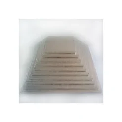 Support Gâteau Carré 25 x 1 cm Argenté Funcakes