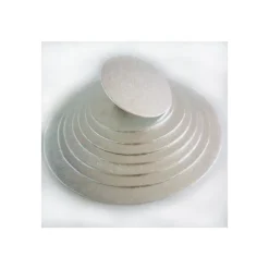 Support Gâteau Rond Ø27.5 x 0,4 cm Argenté Funcakes