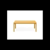 Table Basse en Résine 60 x 100 cm Moutarde Net Nardi