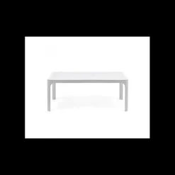 Table Basse en Résine 60 x 100 cm Blanche Net Nardi