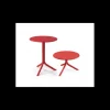Table convertible en Polypropylène Spritz Rouge Nardi