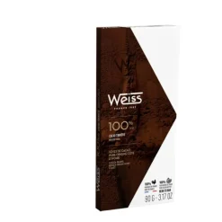Tablette de Chocolat Noir 100% Cacao 90 g Weiss