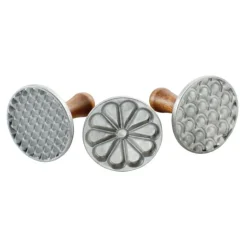 Tampons à Biscuits et Cookies Ronds Heirloom (x3) Nordic Ware