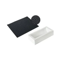 Tapis Décor Bûche Pois Silicone SilikoMart Professional