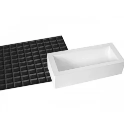 Tapis Décor Bûche Tablette de Chocolat SilikoMart Professional