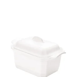 Terrine à foie gras avec presse 0,6L Emile Henry - Couleur Farine