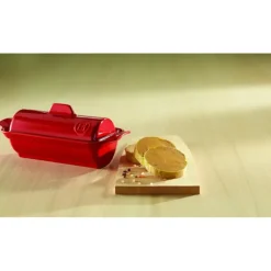 Terrine à foie gras façon médaillon 0,6L Emile Henry - Couleur Grand Cru