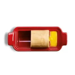 Terrine à foie gras façon médaillon 0,6L Emile Henry - Couleur Grand Cru