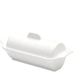 Terrine à foie gras façon médaillon 0,5L Emile Henry - Couleur Farine