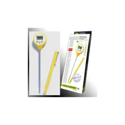 Thermomètre Digital étanche à sonde jaune -50°C à +200°C
