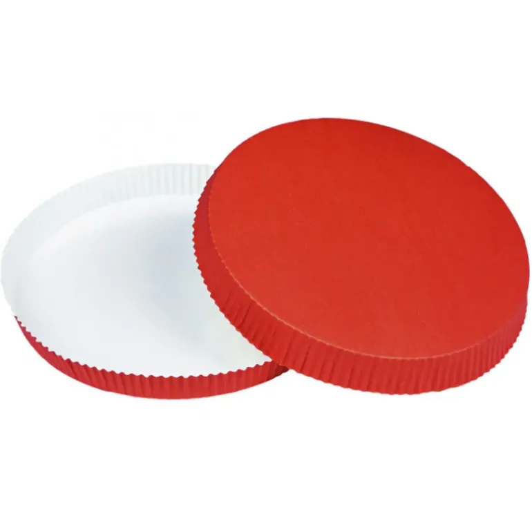 Tourtière cannelée en Carton Optima Ø 17 cm H 2 cm