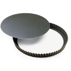 Tourtière Cannelée Fond Mobile 26 cm Gobel