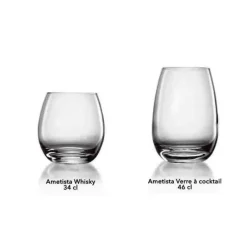 Verre à Whisky 34 cl (x6) Luigi Bormioli AMETISTA