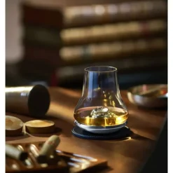 Verre à Whisky N°5 38 cl + Socle Rafraîchisseur Les Impitoyables Peugeot