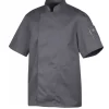 Veste de Cuisine Mixte Anthracite NERO T.1 Robur manche Courte