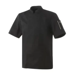 Veste de Cuisine Mixte Noir NERO MC T.2 Robur