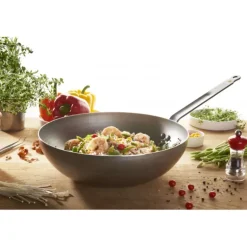 Wok Bombé Ø 32 cm Mineral B De Buyer