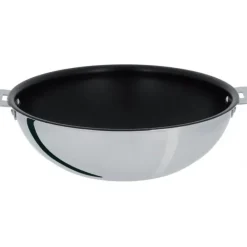 Wok Casteline Ø 28 cm Manche Amovible Anti-Adhésif Inox Cristel
