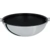 Wok Casteline Ø 20 cm Manche Amovible Anti-Adhésif Inox Cristel