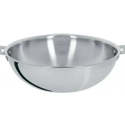 Wok Casteline Ø 24 cm Manche Amovible Inox Cristel