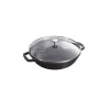 Wok en Fonte 30 cm Noir Staub